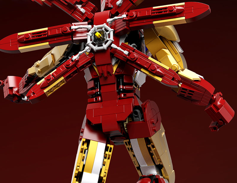 Iron man mechanical building block set - 1339pcs