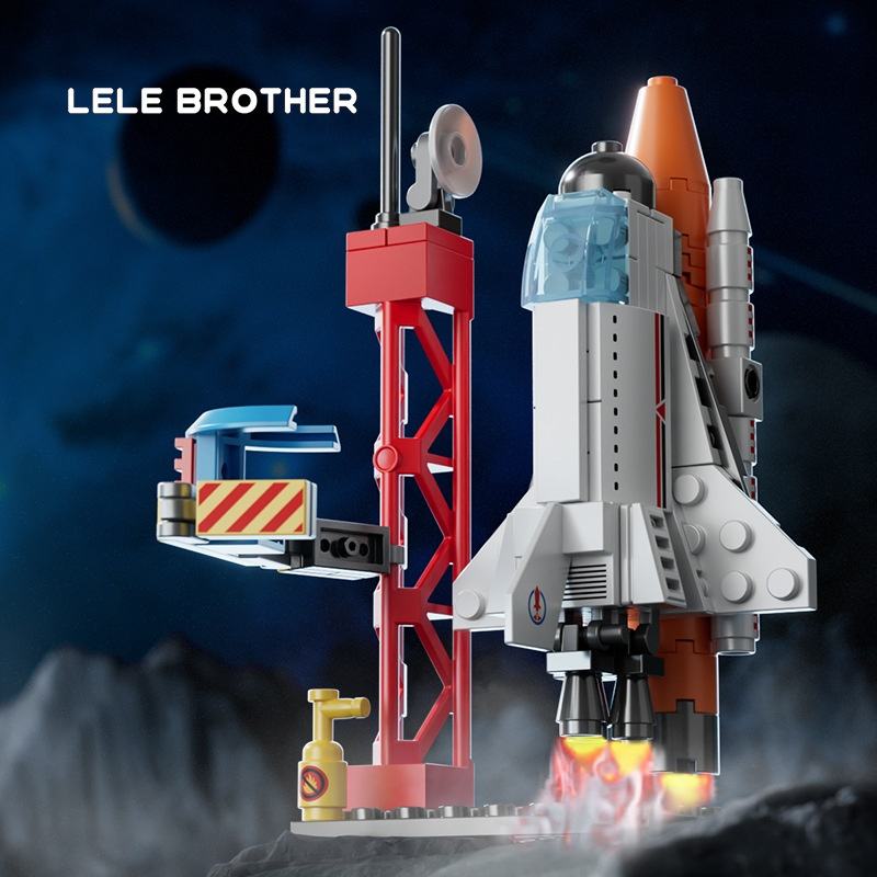 Space Shuttle (Red) - 107 pcs