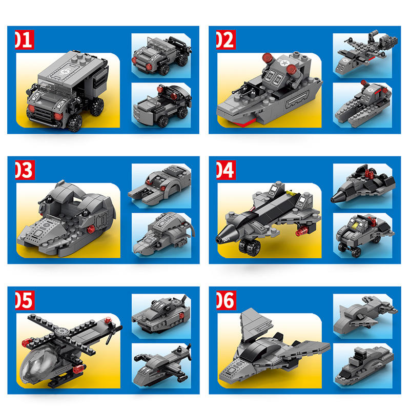 Military J-20 Fighter Building Block