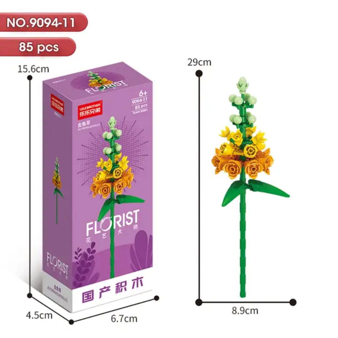 Florist 9094 Flowers Building Blocks Set – Eternal Blossom Series Collection