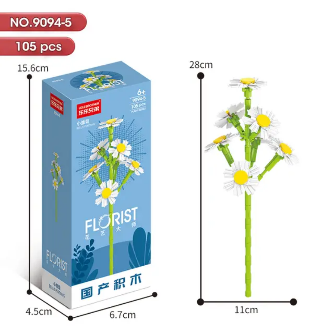 Florist 9094 Flowers Building Blocks Set – Eternal Blossom Series Collection