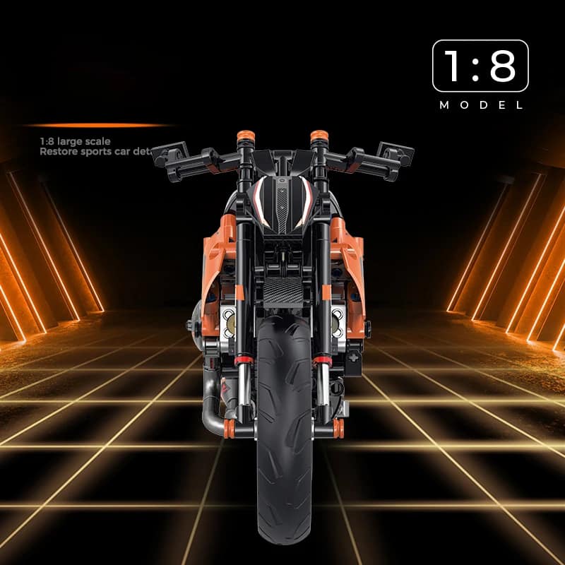 KTM super duke 1:8 Technical Motorcycle ModelBuilding Block - 579pcs
