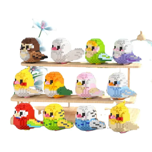 Complete Avian Collection DIY Cute Birds Building Blocks - 2,300+ pcs