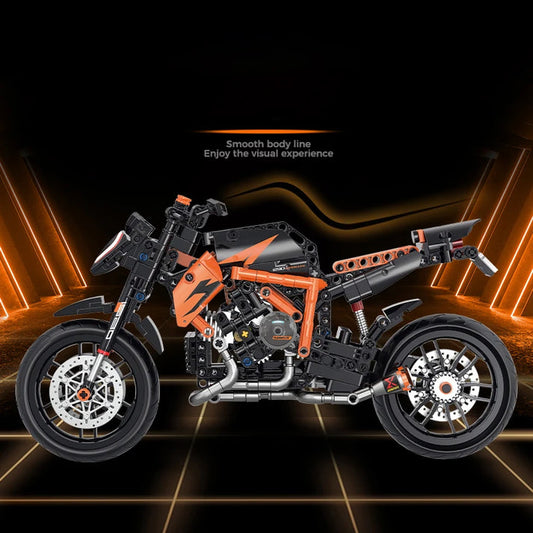 KTM super duke 1:8 Technical Motorcycle Model Building Block - 579pcs - photo 2