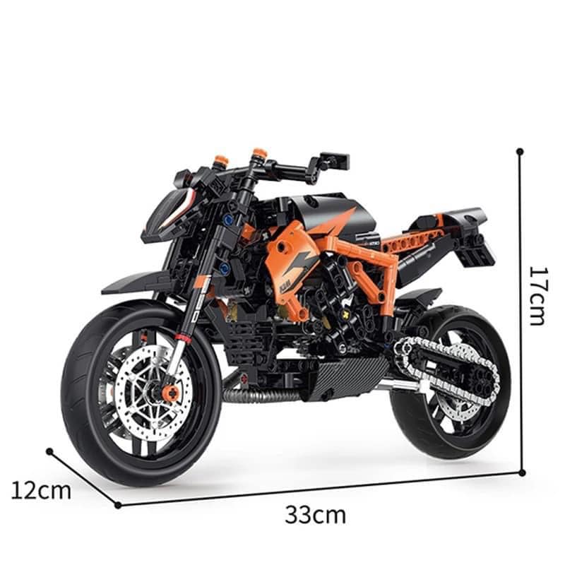 KTM super duke 1:8 Technical Motorcycle ModelBuilding Block - 579pcs