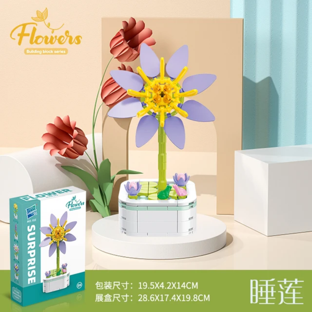 Flower Surprise Building Blocks Set (Model- 103B)