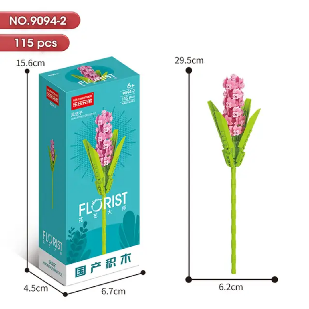 Florist 9094 Flowers Building Blocks Set – Eternal Blossom Series Collection