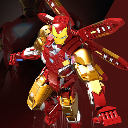 Iron man mechanical building block set - 1339pcs