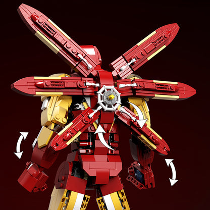 Iron man mechanical building block set - 1339pcs