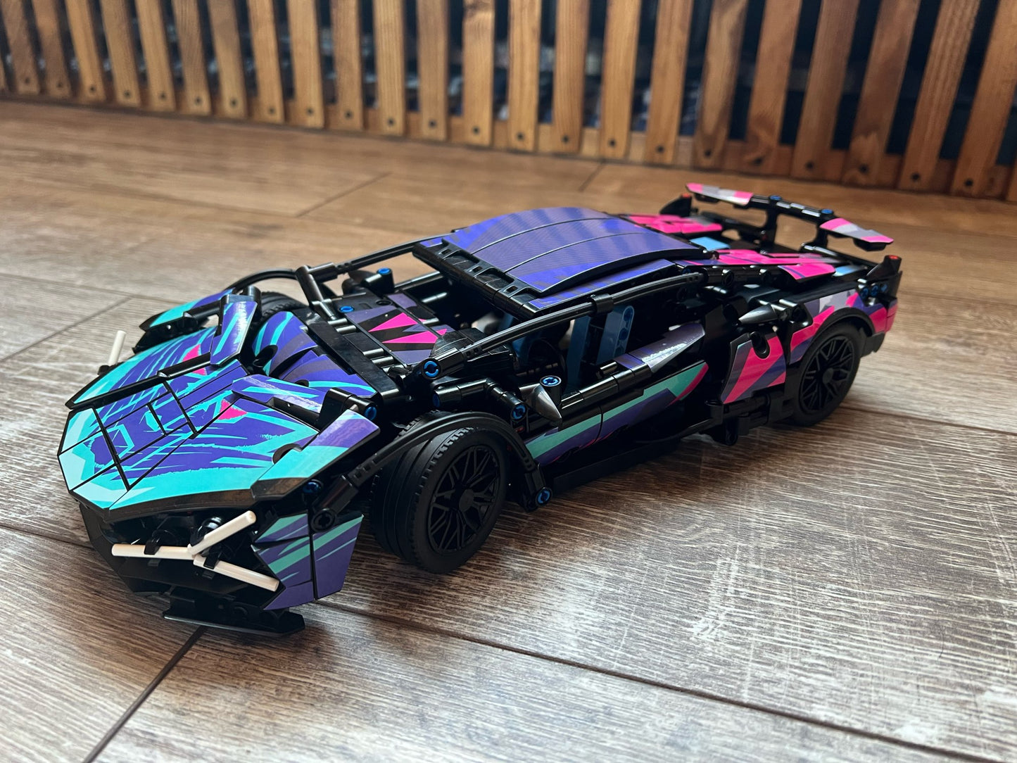 Cyberpunk Lamborghini Building blocks set - 1280 pcs