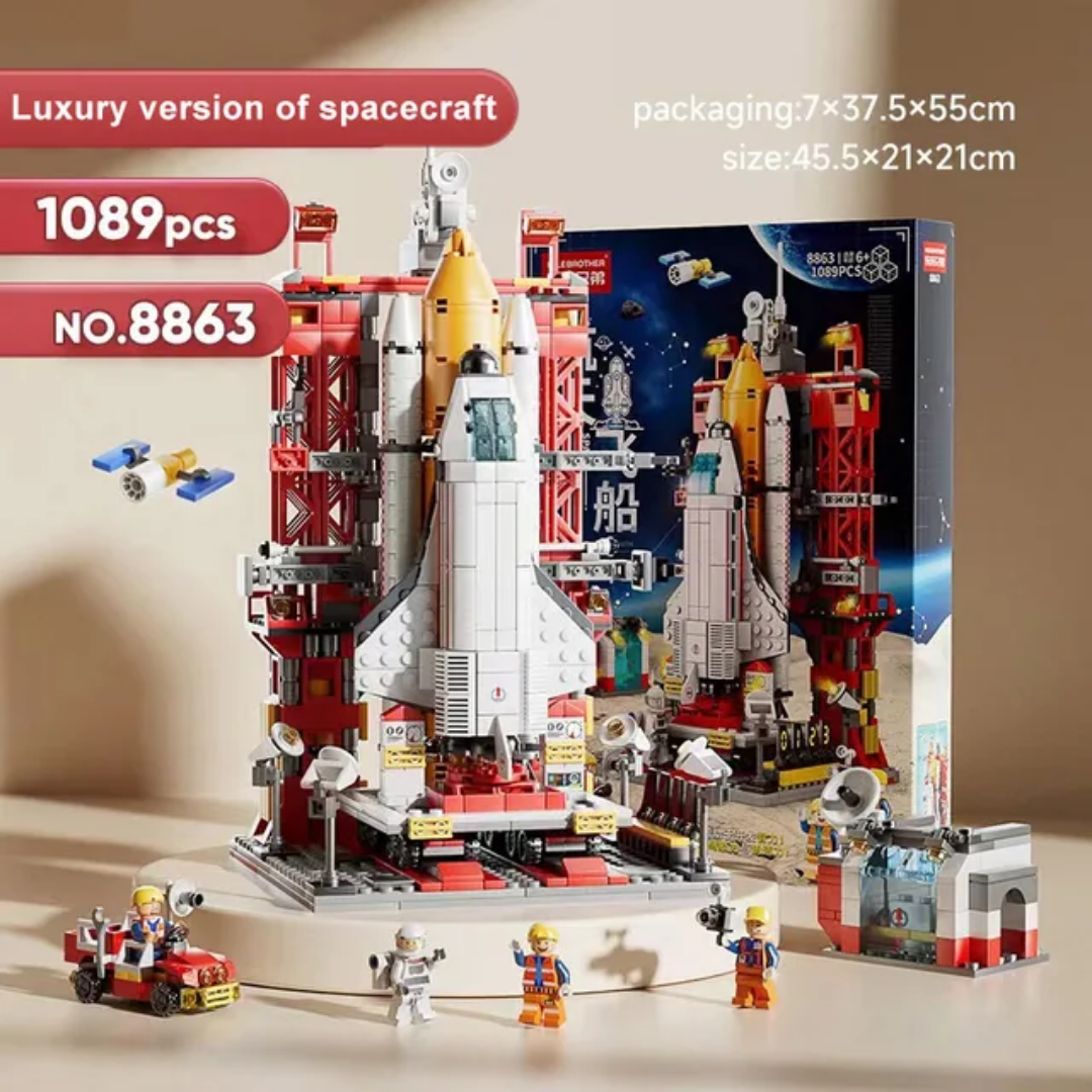 Space shuttle luxury version building blocks set - 1089 pcs