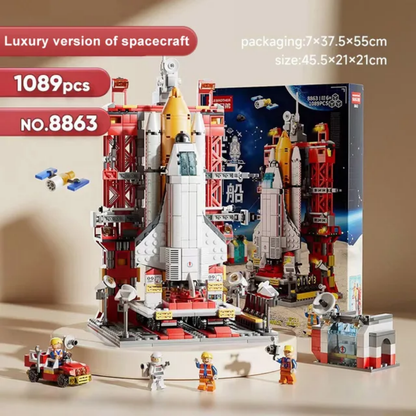 Space Luxury Duo Bundle – Rocket + Shuttle (2,188 pcs)