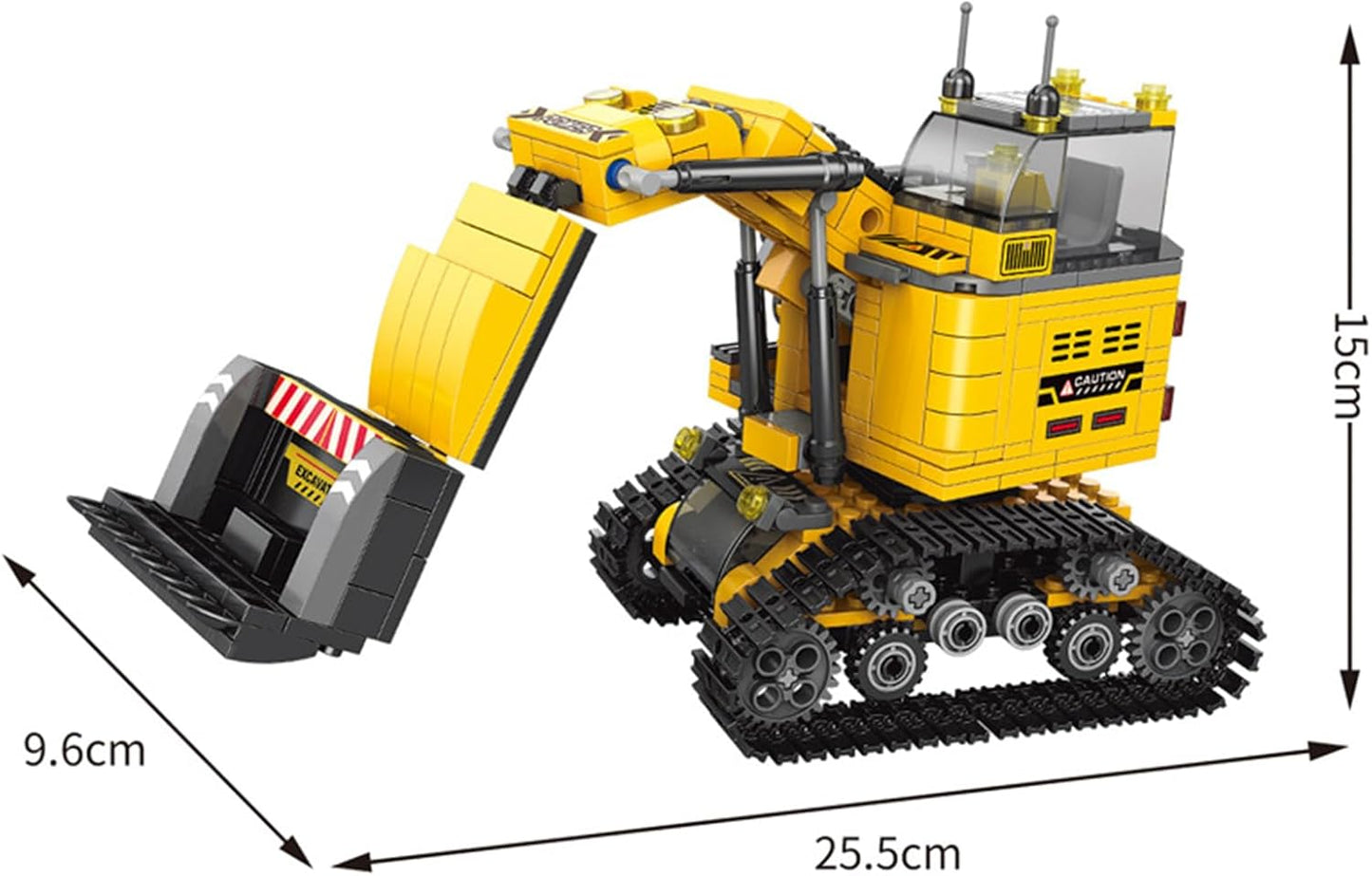 City Build Construction Building Block (6 in one) - 535 pcs