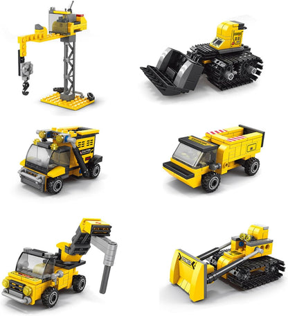 City Build Construction Building Block (6 in one) - 535 pcs