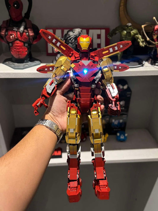 Iron man mechanical building block set - 1339pcs