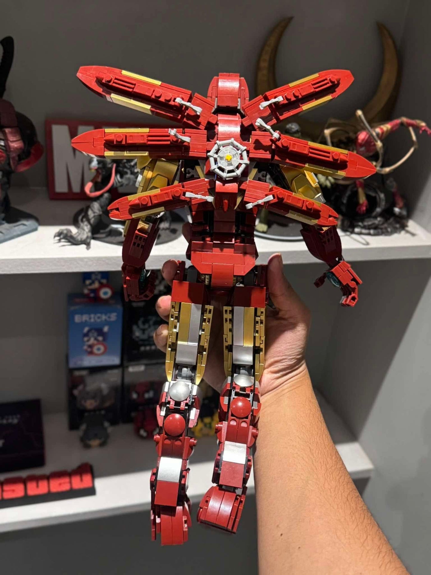 Iron man mechanical building block set - 1339pcs