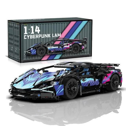 Cyberpunk Lamborghini Building blocks set - 1280 pcs