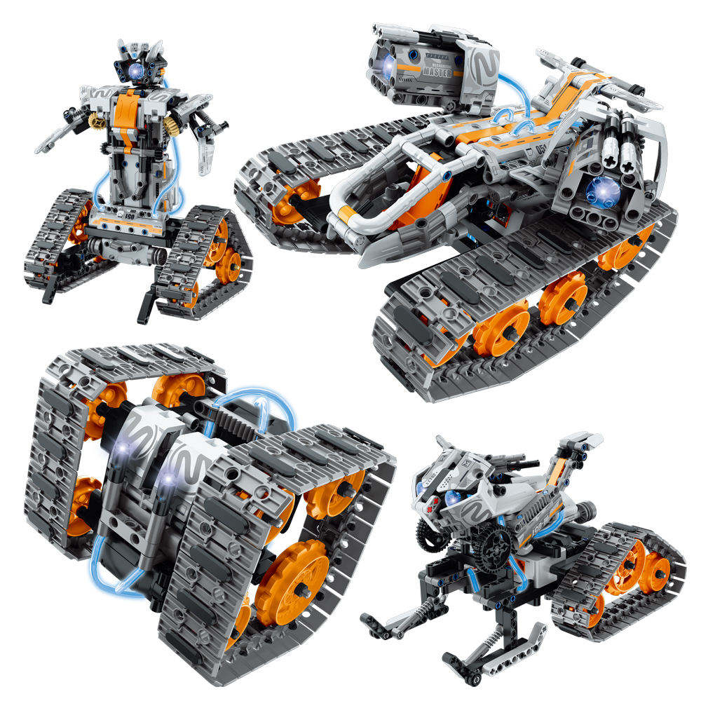 iM.Master Mechanical Master R/C 4-in-1 Tank Building Set (Model 8051) -  406 pieces