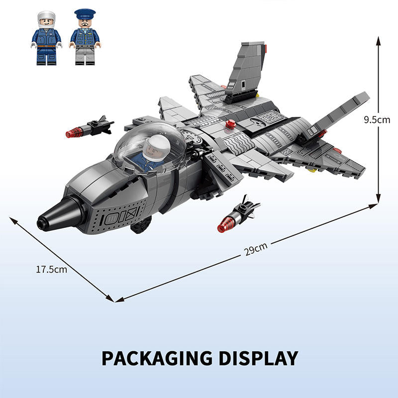 Military J-20 Fighter Building Block