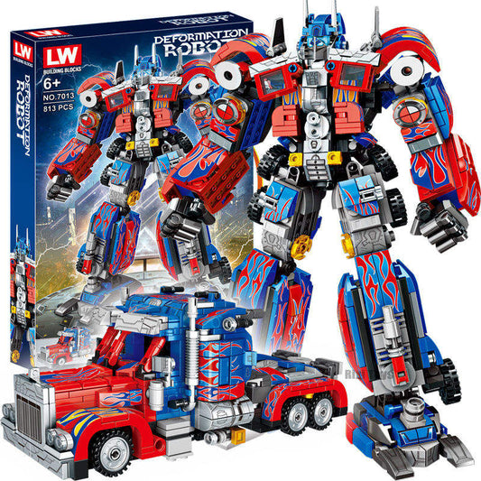 Optimus prime Deformation Robot 2 in One - 813 pcs