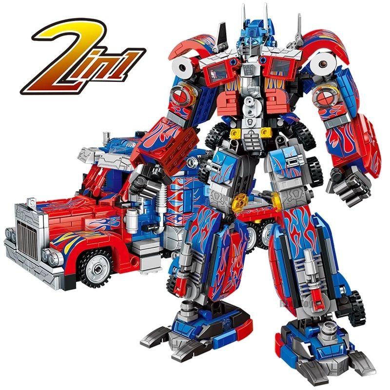Optimus prime Deformation Robot 2 in One - 813 pcs