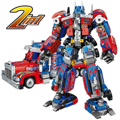 Optimus prime Deformation Robot 2 in One - 813 pcs