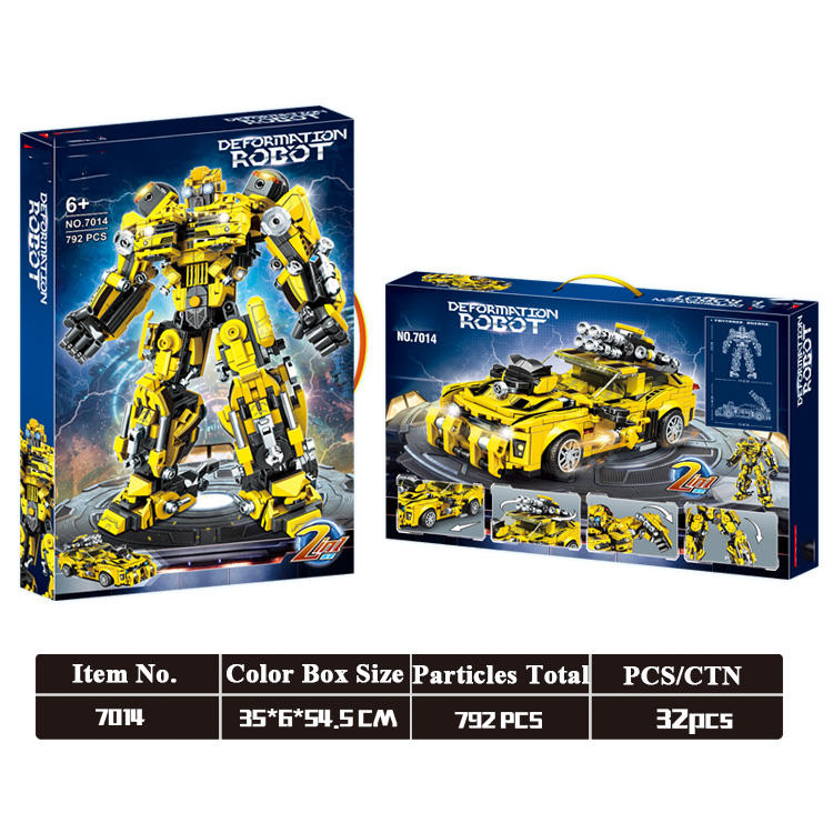 Bumble Bee Deformation Robot 2 in One - 792 pcs