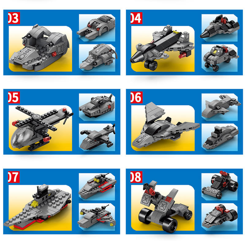 Military J-20 Fighter Building Block
