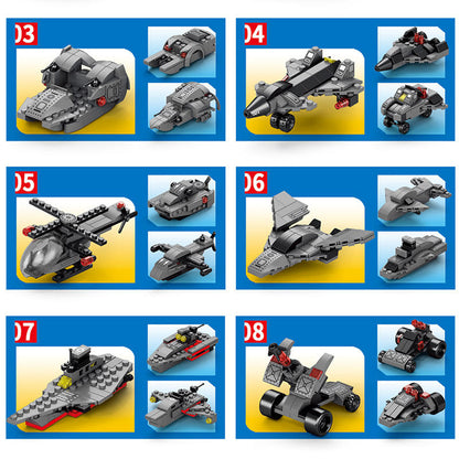 Military J-20 Fighter Building Block