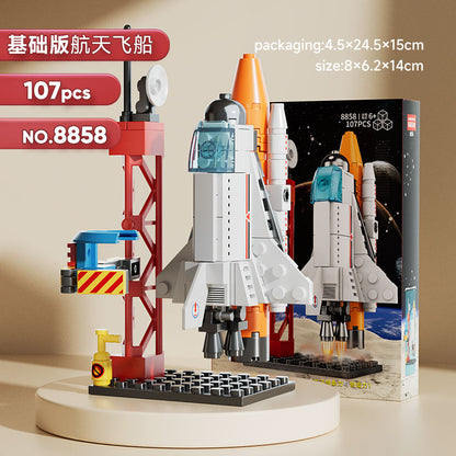 Space Shuttle (Red) - 107 pcs