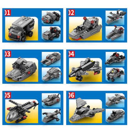 Military J-20 Fighter Building Block