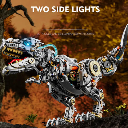 MJI 13087 Mechanical Dinosaur Building Blocks Set (including motor and light) -  1268 pcs