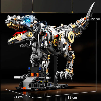 MJI 13087 Mechanical Dinosaur Building Blocks Set (including motor and light) -  1268 pcs