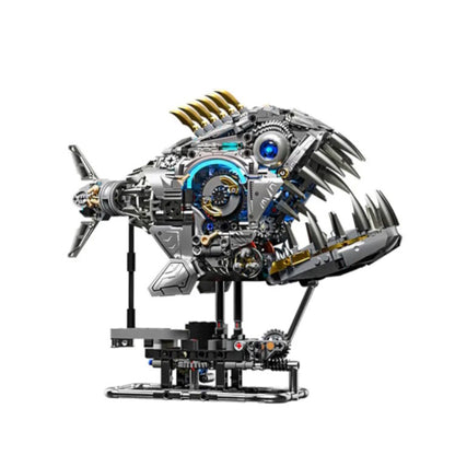 MJI 13092 Mechanical Piranha Building Blocks Set (including motor) -  1085 pcs