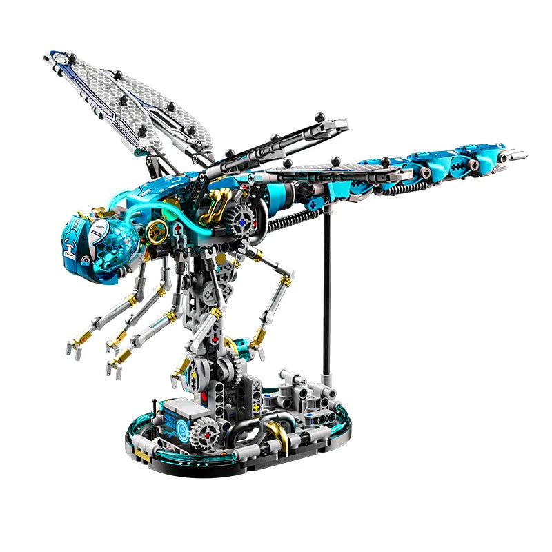 MJI 13086 Mechanical Dragonfly Building Blocks Set (including motor) -  866 pcs
