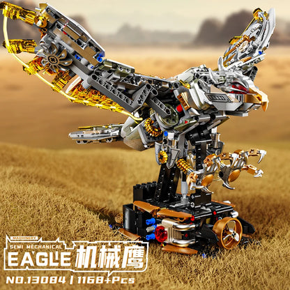 MJI 13059 Mechanical Hawk Building Blocks Set (including motor) -  1168 pcs