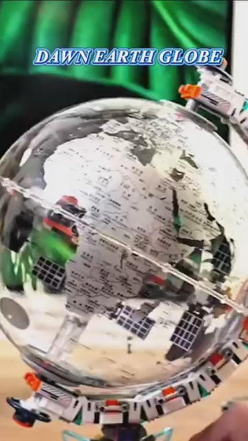 Jaki CK003 Interactive Globe Space Station Building Set (Battery Operated) - 657 pieces