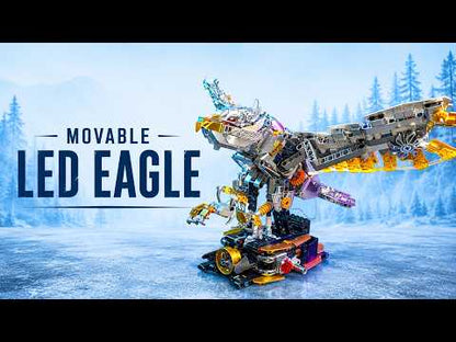 MJI 13059 Mechanical Hawk Building Blocks Set (including motor) -  1168 pcs