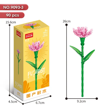 Florist 8856 Flowers Building Blocks Set – Bloom Symphony Series Collection
