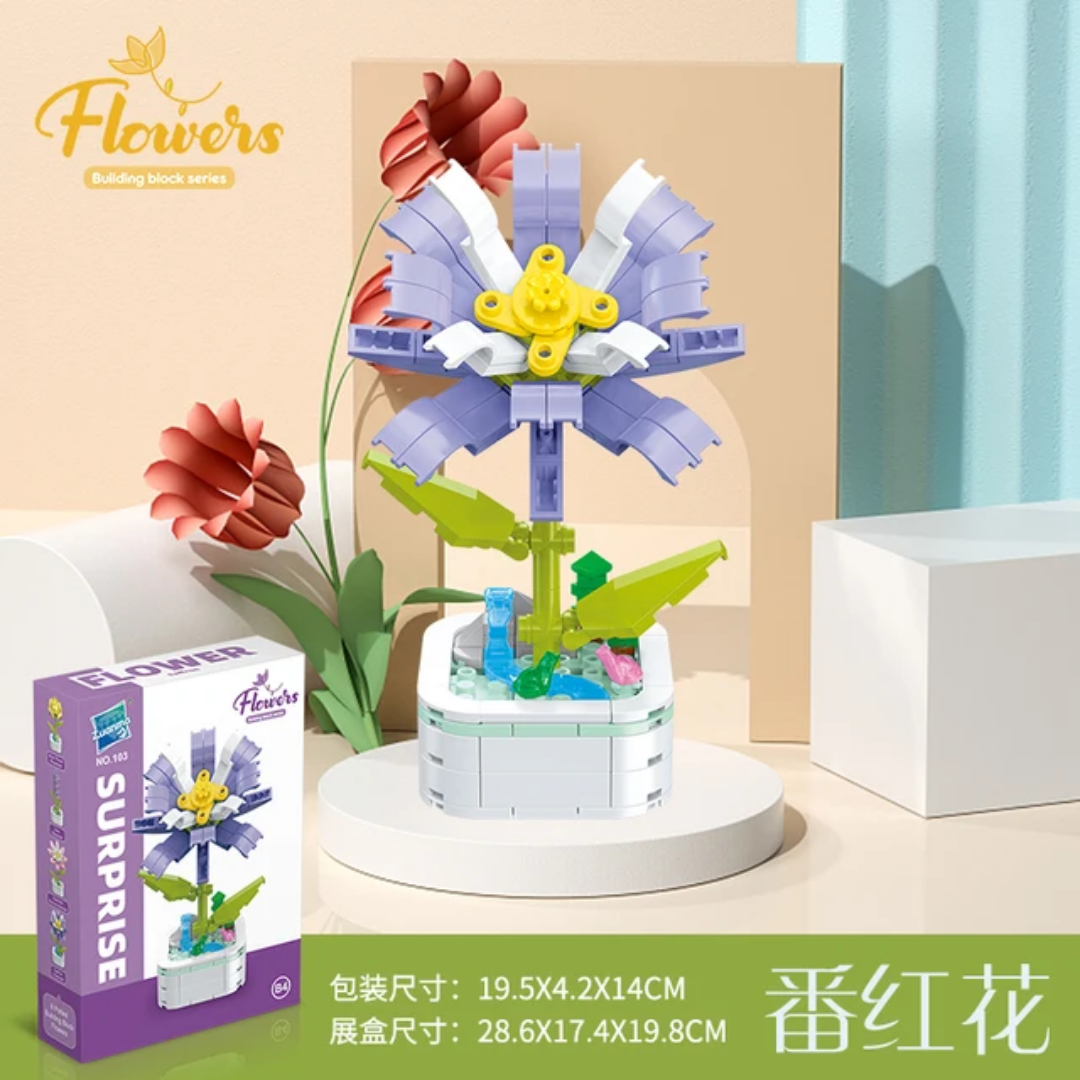 Flower Surprise Building Blocks Set (Model- 103B)