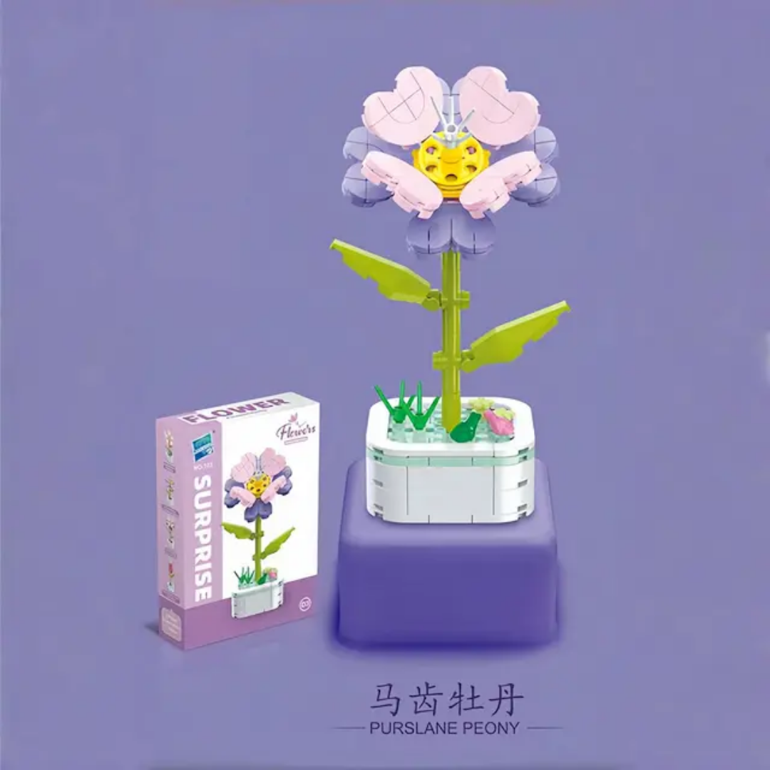 Flower Surprise Building Blocks Set (Model- 103D)