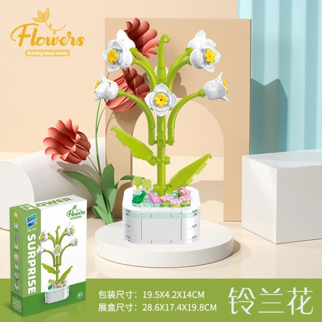 Flower Surprise Building Blocks Set (Model- 103B)