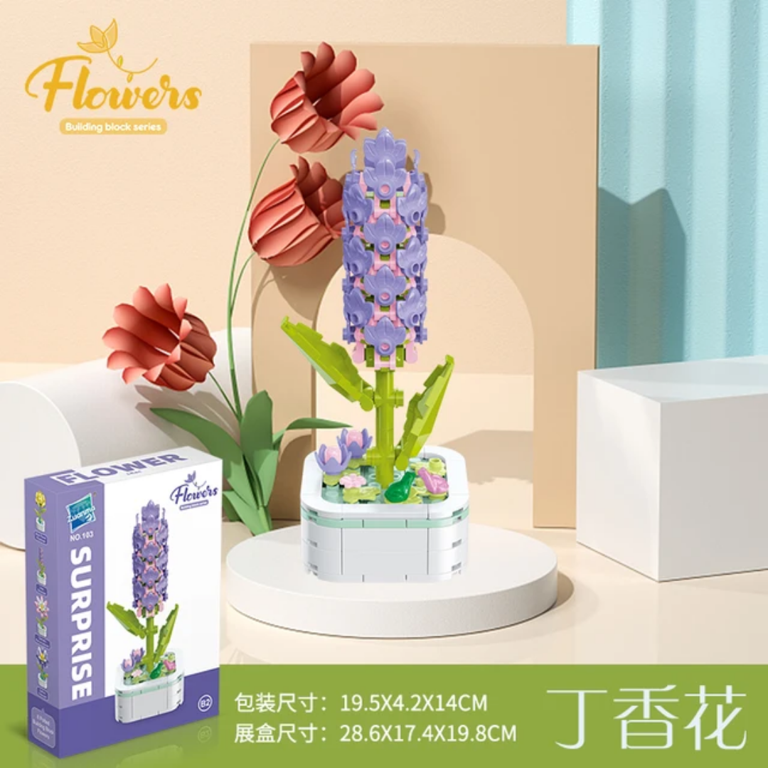 Flower Surprise Building Blocks Set (Model- 103B)