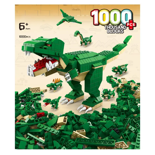 Dinosaurs building blocks (6 in One) - 1000pcs