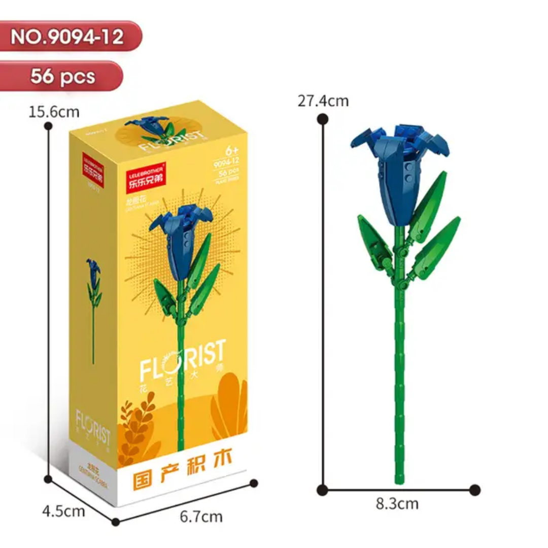 Florist 9094 Flowers Building Blocks Set – Eternal Blossom Series Collection