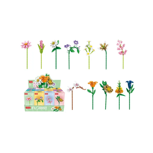Florist 9094 Flowers Building Blocks Set – Eternal Blossom Series Collection