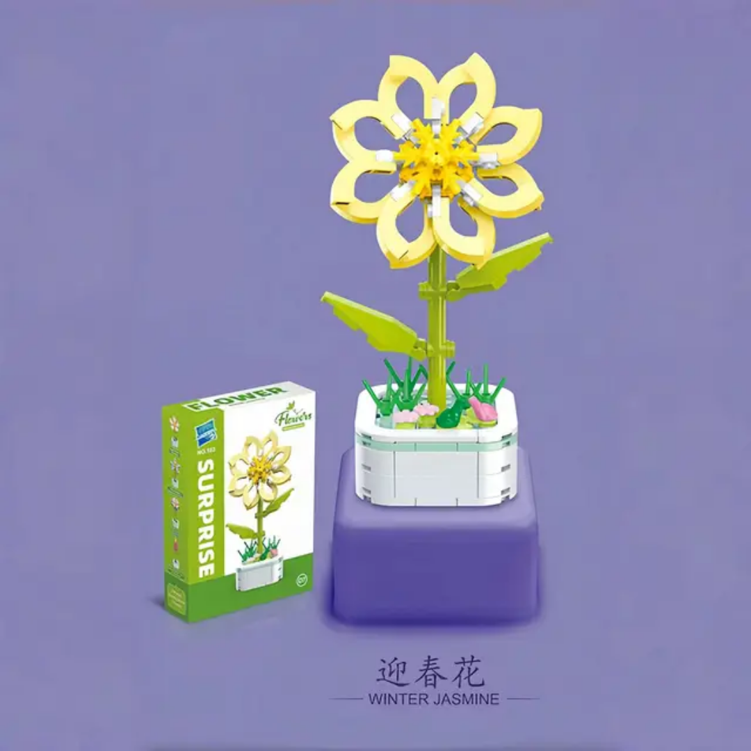 Flower Surprise Building Blocks Set (Model- 103D)