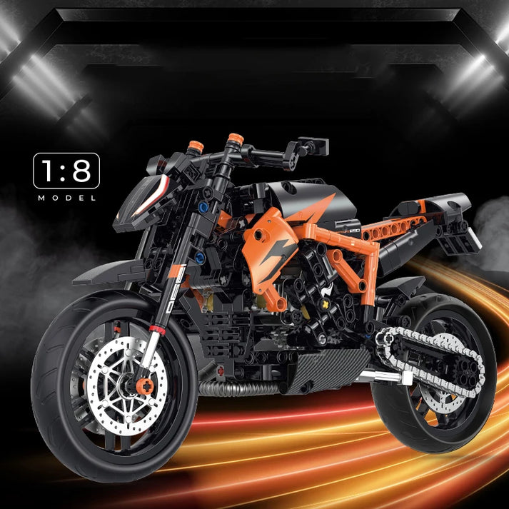 KTM super duke 1:8 Technical Motorcycle ModelBuilding Block - 579pcs
