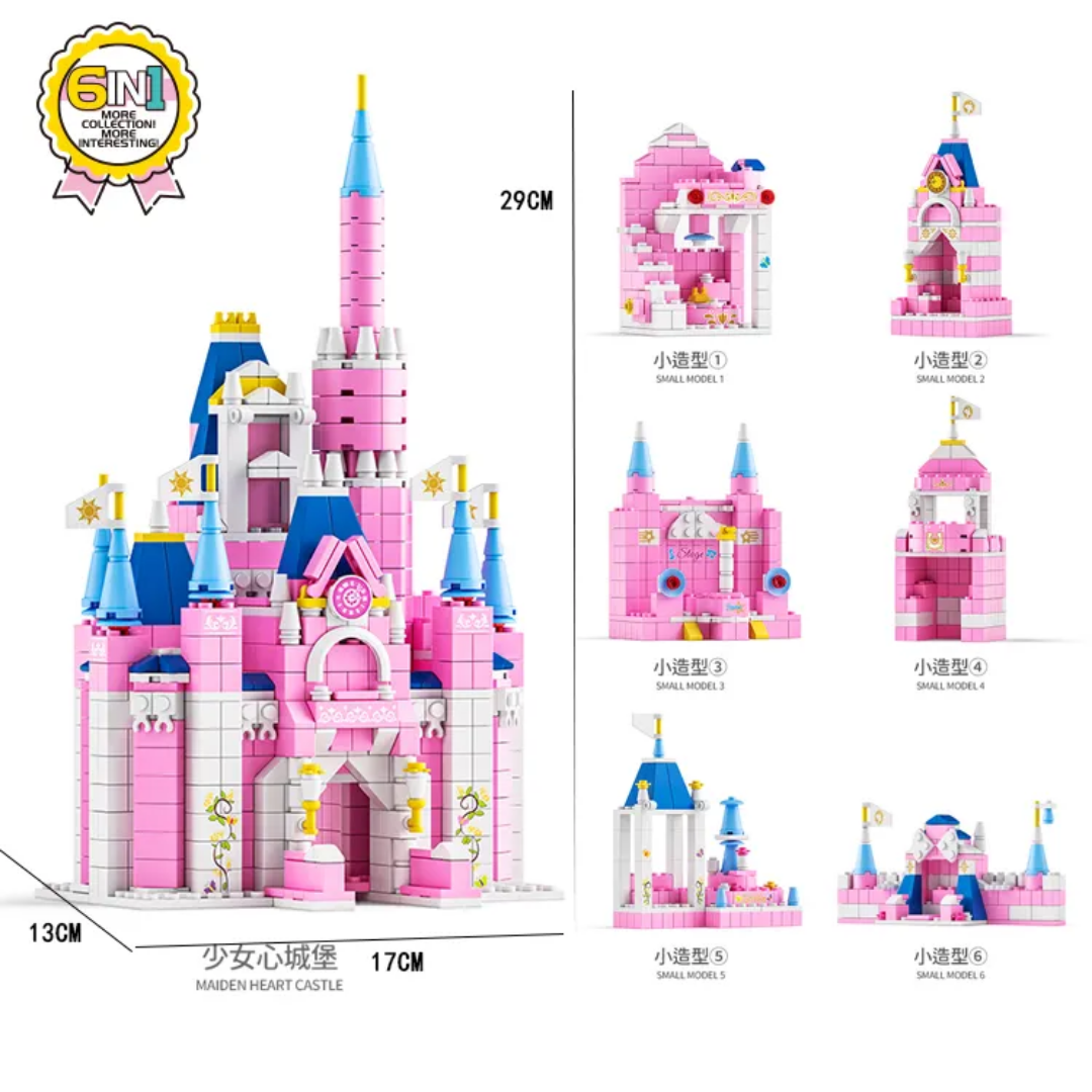 Maiden Heart Castle (6 in one) - 1000pcs