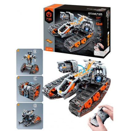 iM.Master Mechanical Master R/C 4-in-1 Tank Building Set (Model 8051) -  406 pieces
